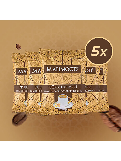 Mahmood Coffee Orta Kavrulmuş Türk Kahvesi 100 gr x 5 adet