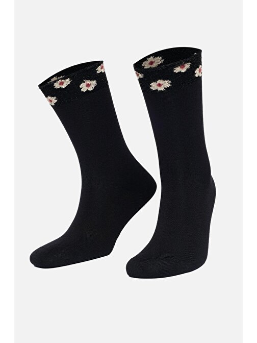 Aytuğ Kadın Modal Tekli Siyah Soket Çorap   A 42057 S