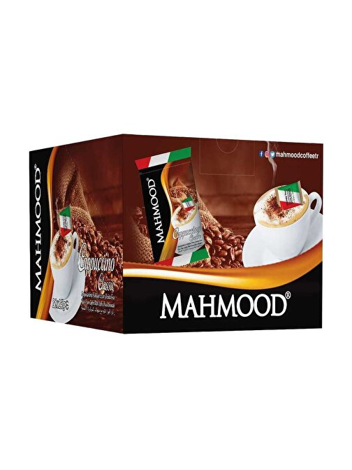 Mahmood Coffee Cappuccino Çikolata Parçacıklı 25 gr x 20 Adet