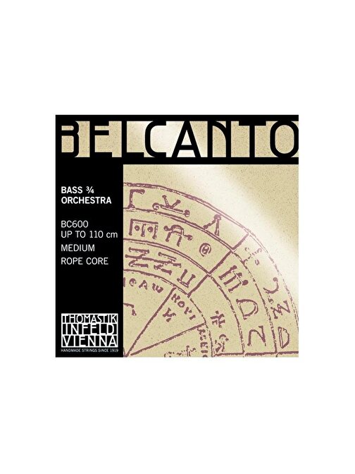 Kontrbas Aksesuar Belcanto Tel Orkestra Thomastik Infeld TH-BC600