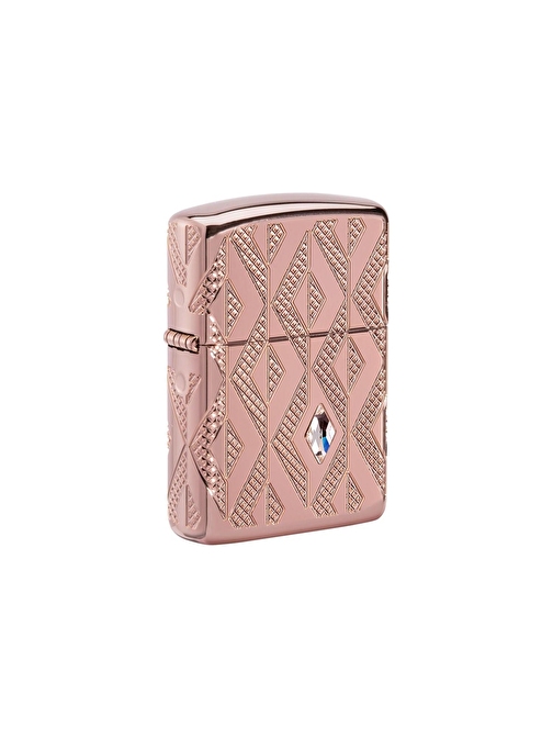 Zippo Çakmak 49702 Armor Geometric Diamond Pattern Design