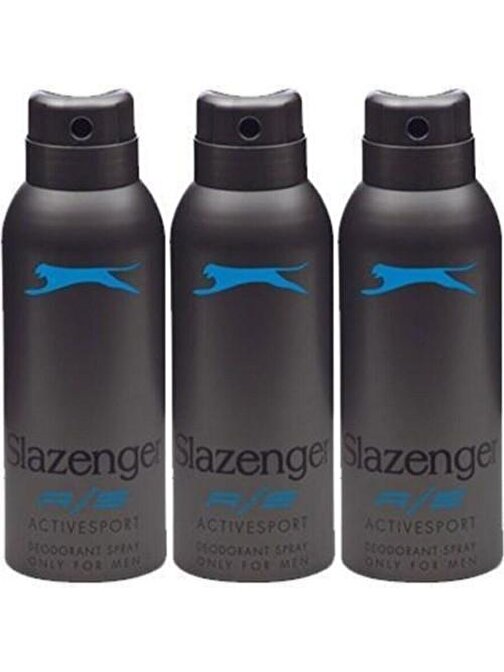 Slazenger Deodorant Active Sport Mavi 150ml x 3 Adet