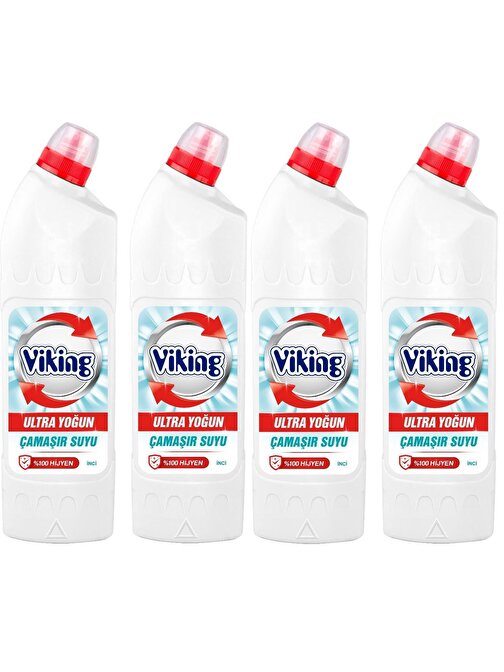 Viking İnci Ultra Çamaşır Suyu 750 ml 4 Adet