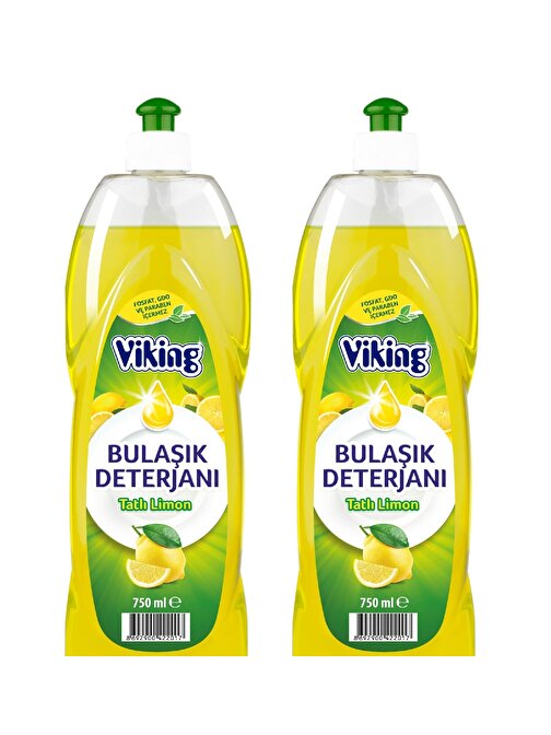 Sıvı Bulaşık Deterjanı Limon Kokulu 750 Ml 2 Adet