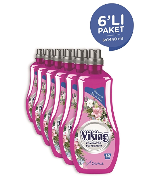 Viking Aroma Konsantre Çamaşır Yumuşatıcısı 1440 ml 6 Adet