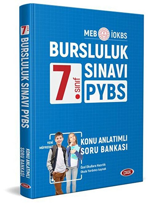 7. Sınıf PYBS İOKBS Bursluluk Sınavı Konu Anlatımlı Soru Bankası Data Yayınları