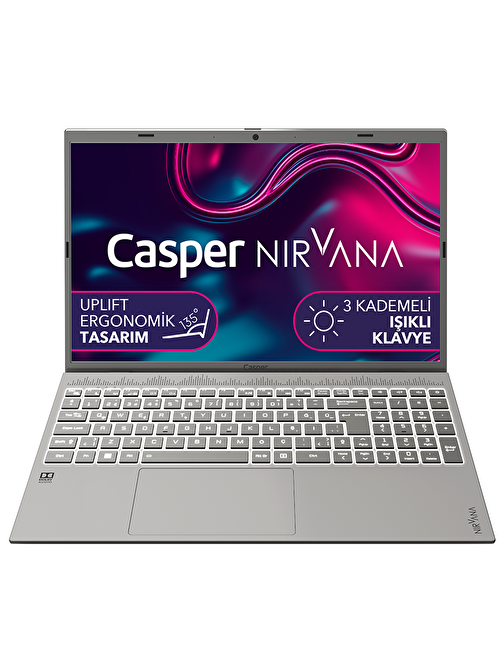 CASPER NIRVANA  C550.1235-8V00T-G-F   i5 1235U İşlemci  8 GB RAM 500 GB SSD  Intel Iris Xe Graphics Ekran Kartı Windows 11 Home