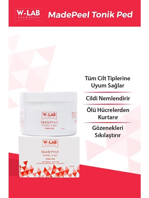 W-Lab Kozmetik Madepeel Tonic Ped 40 Adet