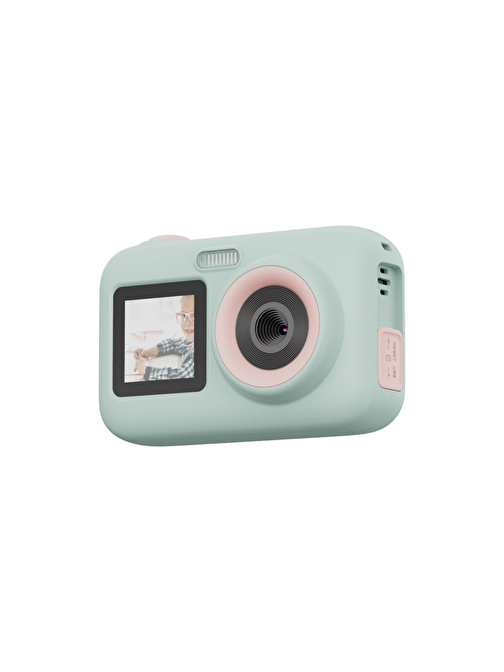 SJCAM Funcam+ Dual Screen 44MP Çocuk Kamerası Yeşil