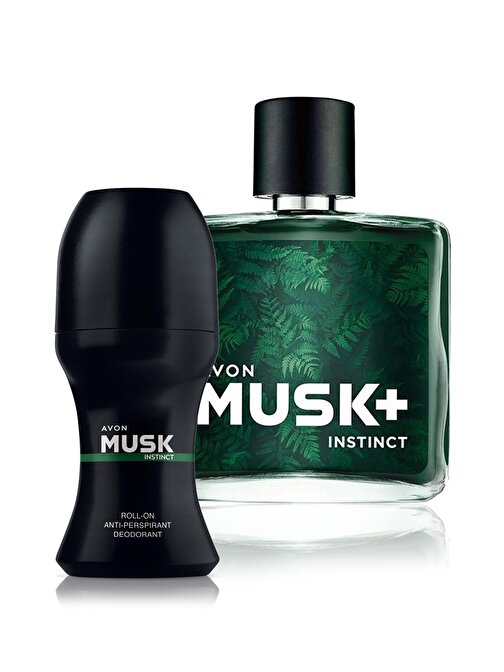 Avon Musk Instinct Erkek Parfüm ve Musk Instinct Erkek Rollon Seti