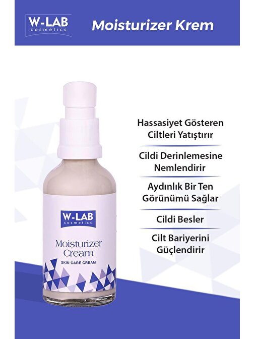 W-Lab Kozmetik Moisturizer Krem 50 ML