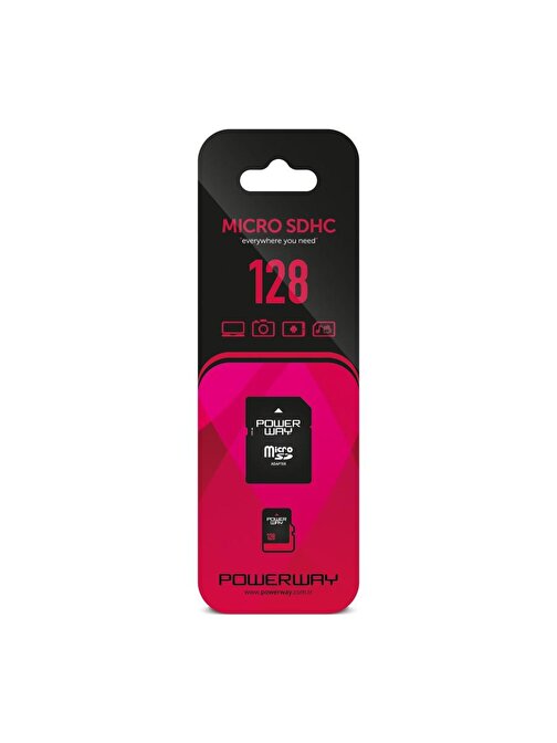 128 Gb Microsd Hafıza Kartı Ve Adaptör