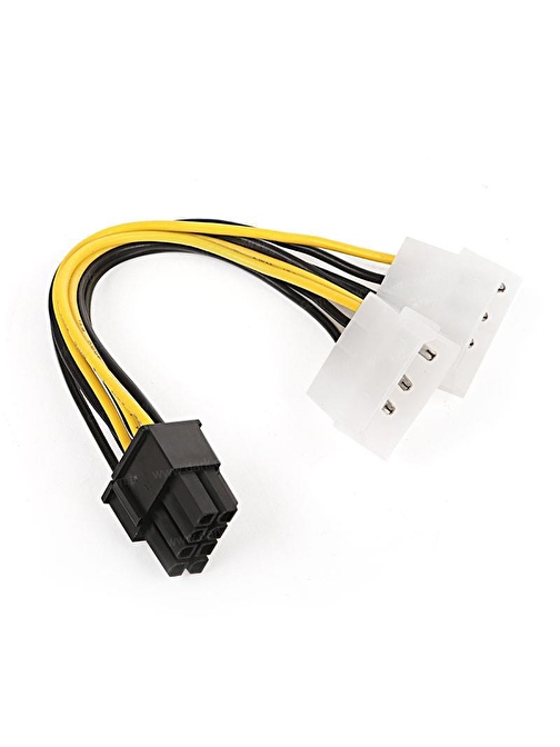 Dark DK-CB-P104 2x Molex 4Pin to 6+2Pin PCI-E Dönüştürücü Kablo