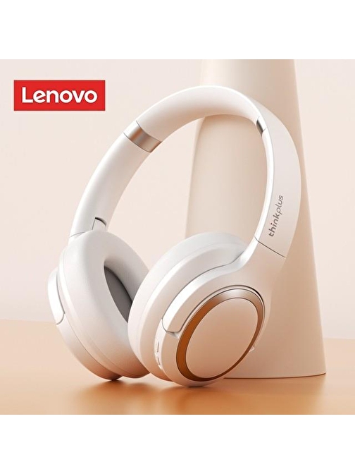 Lenovo Thinkplus TH40 Kablosuz Bluetooth Kulaküstü Kulaklık Beyaz