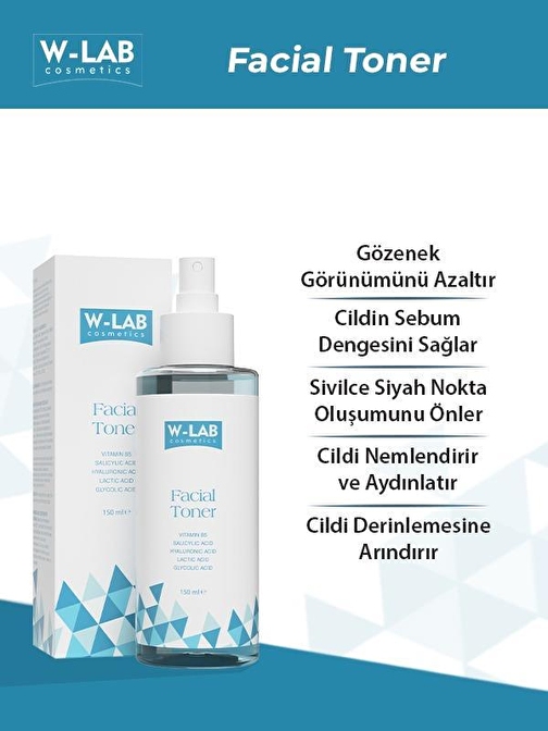 W-Lab Kozmetik Facial Toner 150 ML