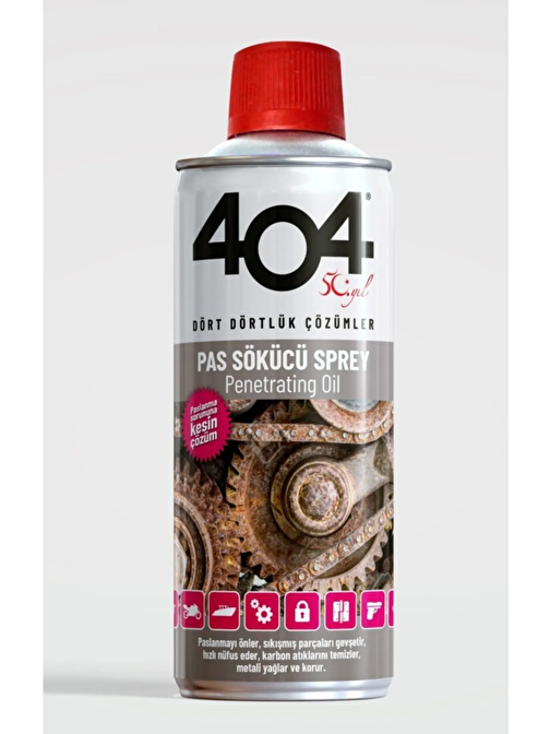 404 Süper Etkili Pas Sökücü Sprey 400 ml