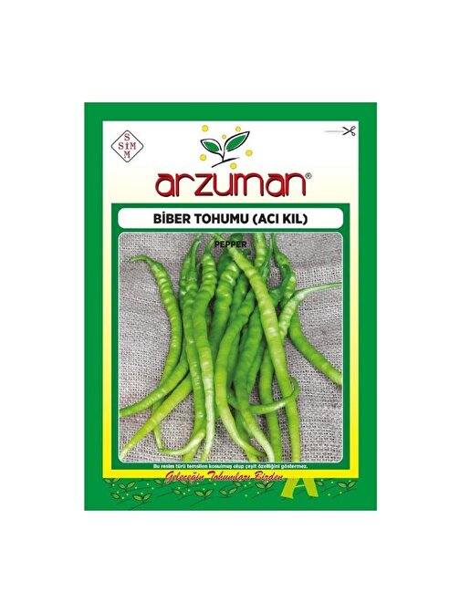 Arzuman Acı Kıl Biber Tohumu 10 Gram