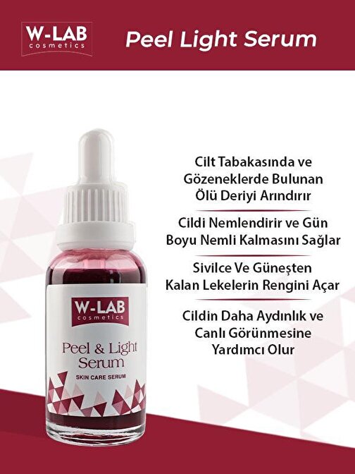 W-Lab Kozmetik Peel And Light Serum 30 ML