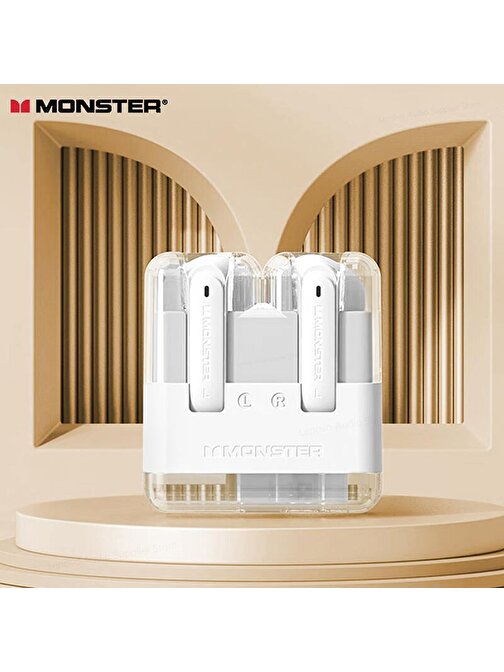 Monster Airmars XKT12 Gaming Bluetooth Kulaklık Beyaz