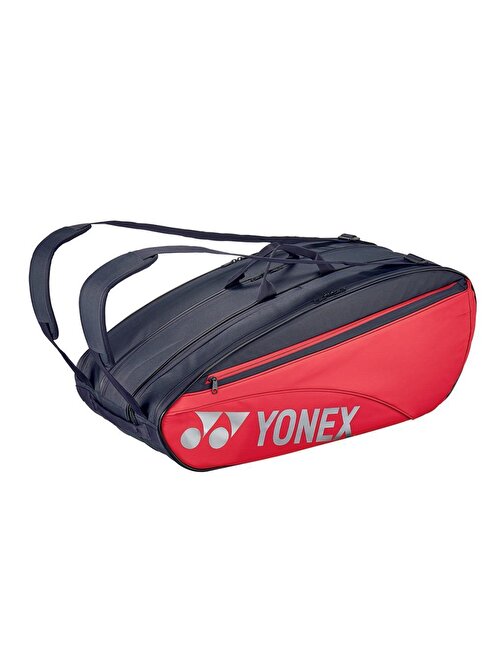 Yonex Pro 42329 Scarlet Kırmızı Tenis Çantası 9 Raketli Ayakkabı Bölmeli