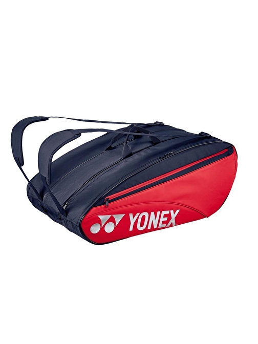 Yonex Pro 423212 Tango Kırmızı 12 Raketli Ayakkabı Bölmeli Tenis Çantası