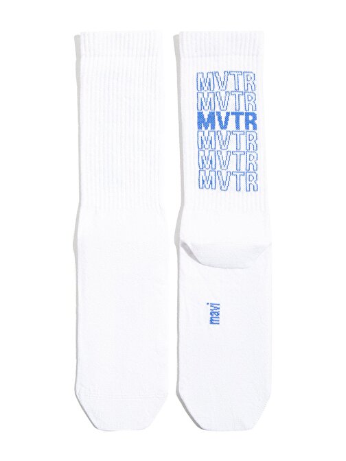 Mavi - Beyaz Soket Çorap 0911338-620