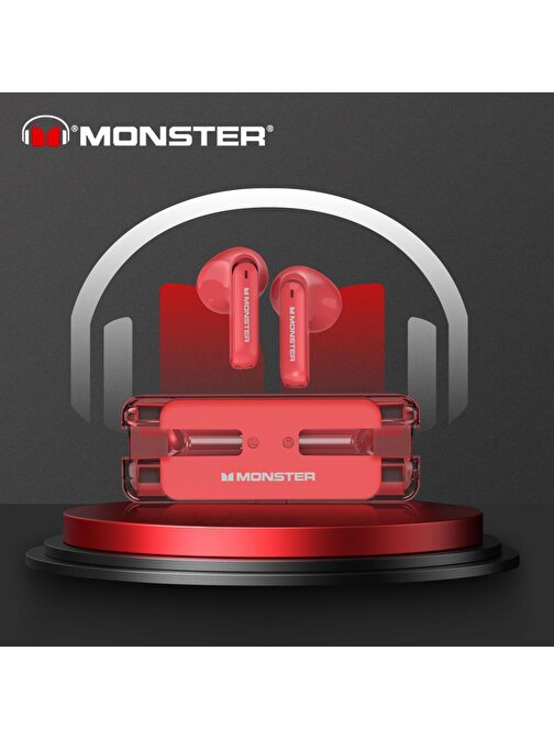 Monster Airmars XKT08 Kablosuz Gaming Kulaklık Kırmızı
