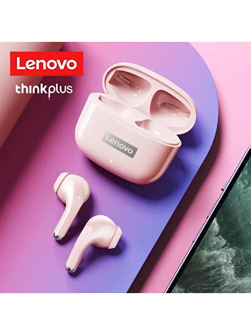Lenovo Lp40 Pro Livepods Tws Bluetooth 5.0 Kablosuz Kulaklık Pembe