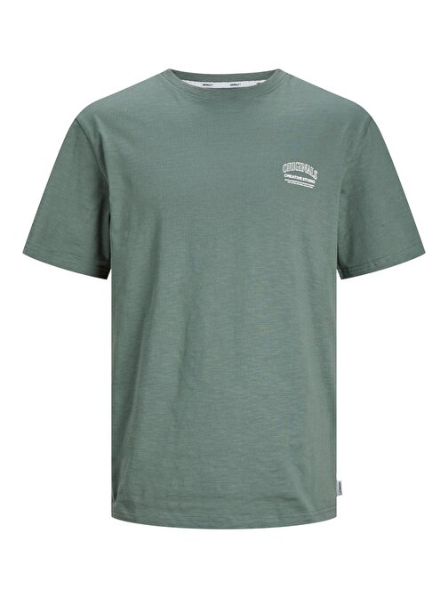 Jack&Jones O Yaka Standart Kalıp Yeşil Erkek T-Shirt 12251772