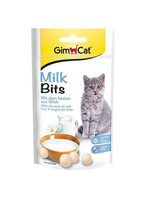 Gimcat Milk Bits Sütlü Kedi Ödül Tableti 40 Gr - KONG