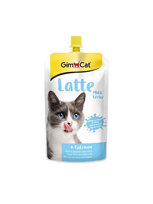 GimCat Milk Latte Calcium Sıvı Kedi Sütü 200 ml - KONG