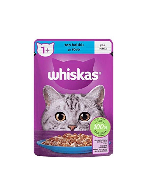 Whiskas Ton Balıklı Pouch Yetişkin Kedi Konservesi 85gr - KONG