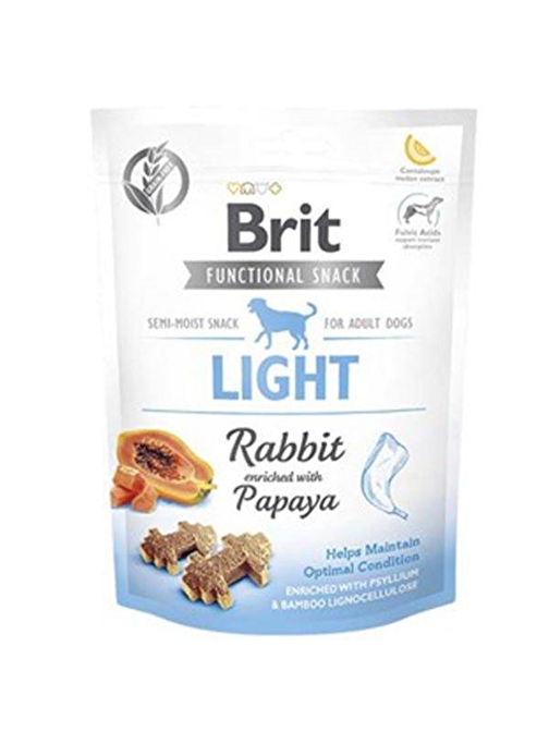 Brit Light Kilo Kontrolü Sağlayan Tavşanlı Köpek Ödül Maması 150 Gr - Farmapets