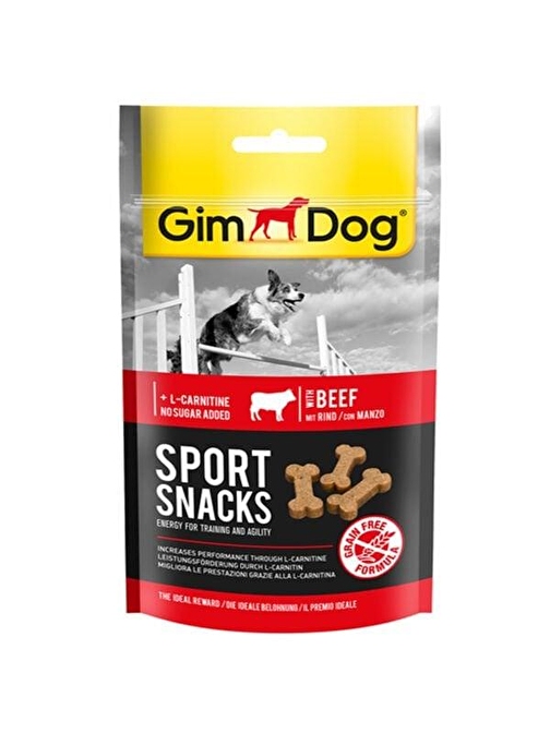 Gimdog Sportsnacks Sığır Etli Köpek Ödül Tablet 60 Gr - KONG