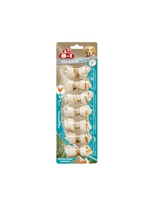 8 in 1 Dental Delight Bones Xs 84 Gr - Farmapets