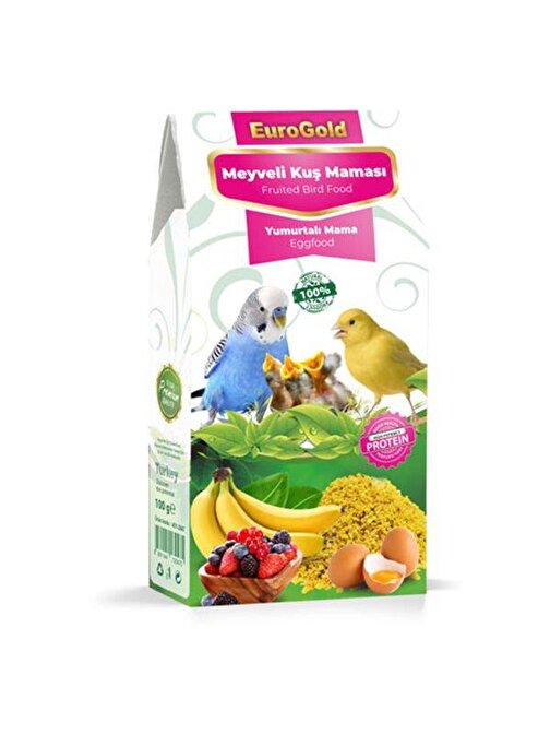 Euro Gold Yumurtalı Meyveli Kuş Maması 100 gr - Farmapets
