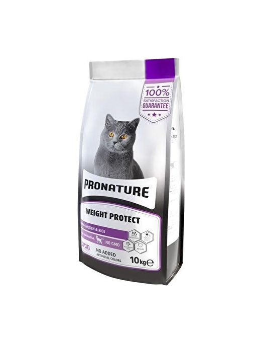 Pronature Kilo Kontrolü İçin Tavuklu ve Pirinçli Kısırlaştırılmış Yetişkin Kedi Maması 10 Kg