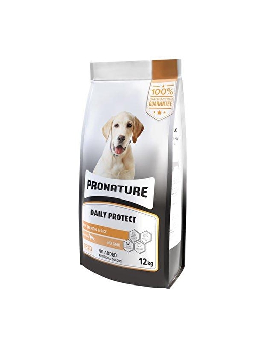 Pronature Derma Shine Somonlu ve Pirinçli Yetişkin Köpek Maması 12 Kg