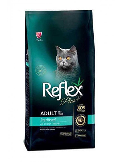 Reflex Plus Kısırlaştırılmış Somonlu 8Kg Kedi Maması Yetişkin