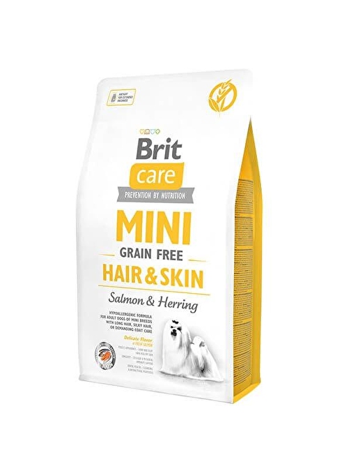 Brit Care Deri ve Tüy Sağlığı İçin Tahılsız Somonlu Mini Yetişkin Köpek Maması 7 Kg