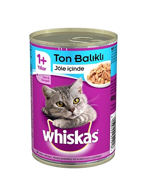 Whiskas Ton Balıklı Kedi Konserve 400 Gr