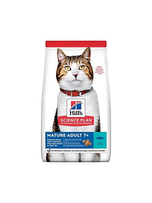 Hills Mature +7 Ton Balıklı Yaşlı Kedi Maması 1,5Kg