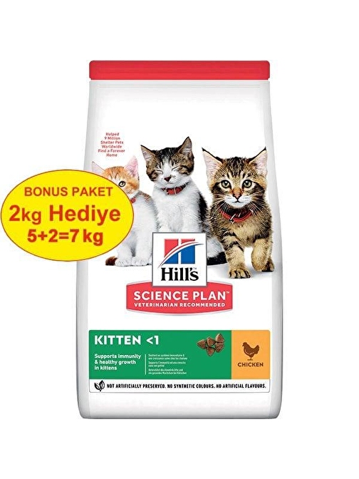 Hills Kitten Tavuklu Yavru Kedi Maması 7 Kg