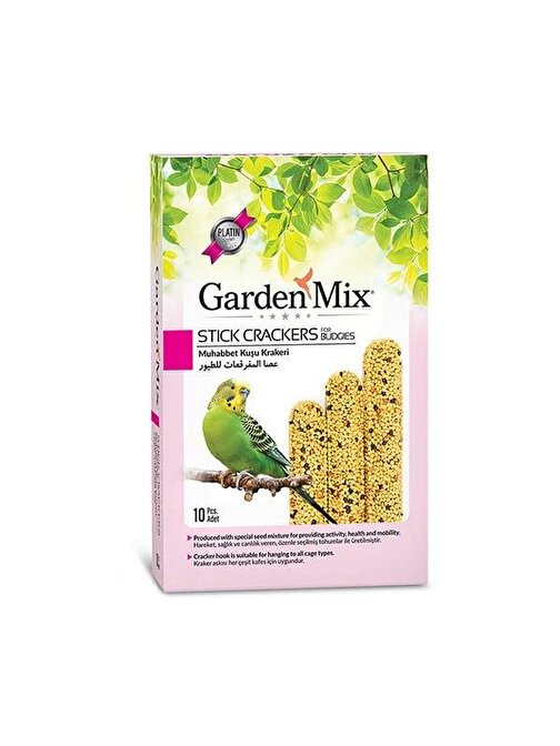 Garden Mix Platin Muhabbet Kuşu Krakeri 10 Adet