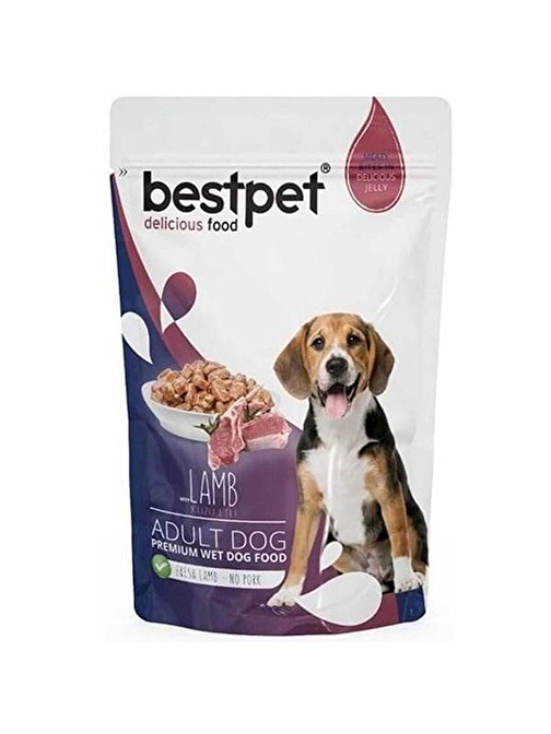 Bestpet Adult Kuzu Etli Yetişkin Köpek Konservesi 100 Gr