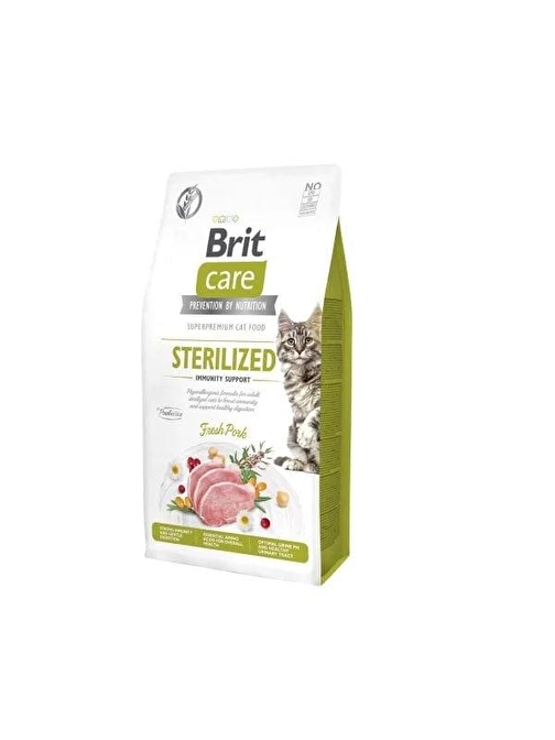 Brit Care Sterilized Immunity Support Tahılsız Tavuklu Kısırlaştırılmış Yetişkin Kedi Maması 7 Kg