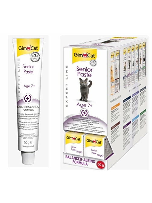 GimCat Expert Line Senior Yaşlı Kedi Pastası 50 gr