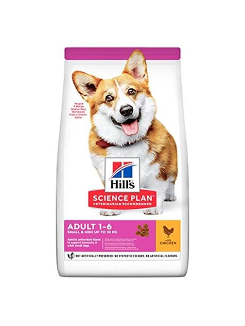 Hills Small Mini Küçük Irk Tavuklu Yetişkin Köpek Maması 1,5 kg