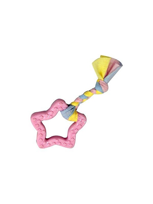 EuroDog Puppy Toys Pembe Beşgen Diş Kaşıma Oyuncağı