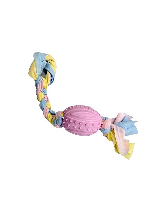 EuroDog Puppy Toys Pembe Rugby Topu Diş Kaşıma Oy.